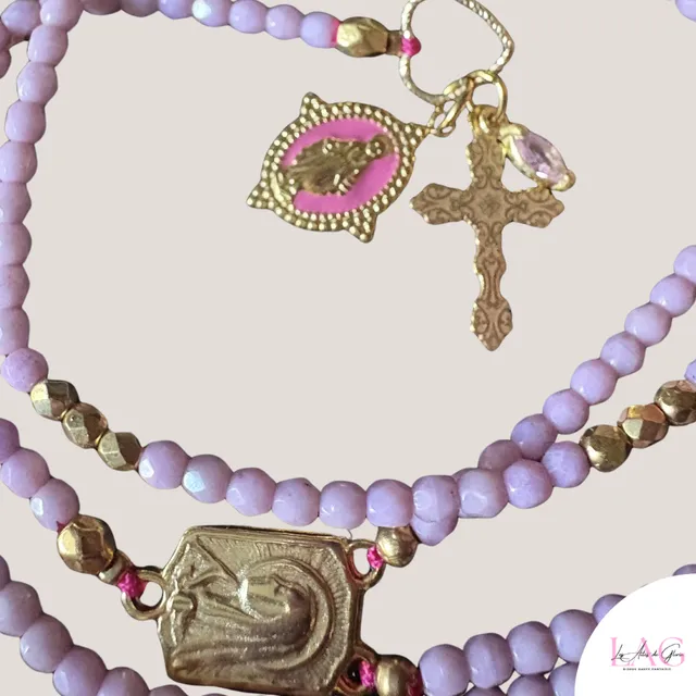 Les Ailes de Gloria Amoria collier sautoir chapelet pour offrir