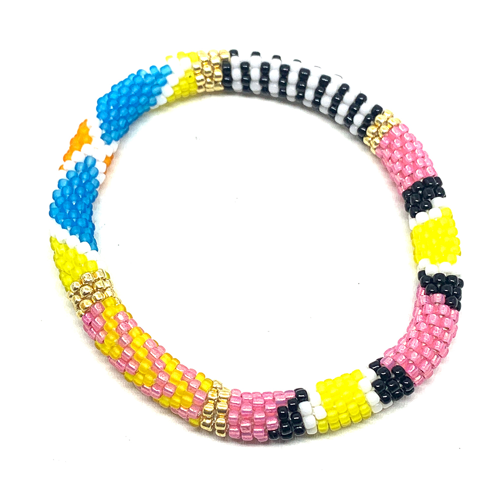 Hypnochic Donuts Wax bracelet perles Miyuki tissé main