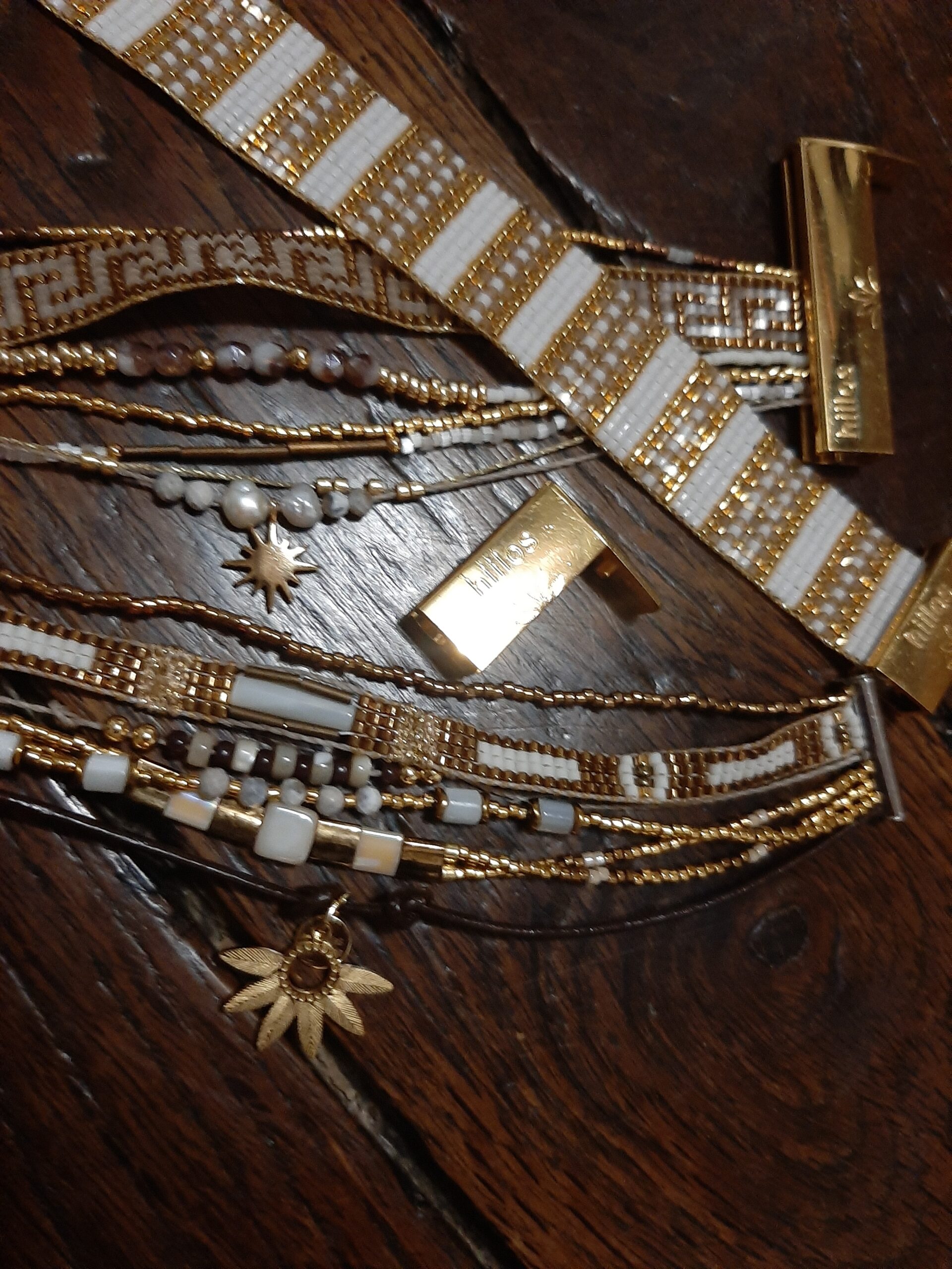 Les Ailes de Gloria Artemis Bracelet Manchette Femme Doré