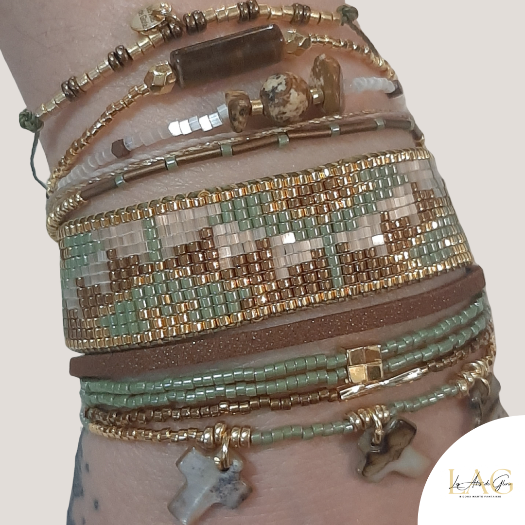 Les Ailes de Gloria Gaïa bracelet manchette large femme
