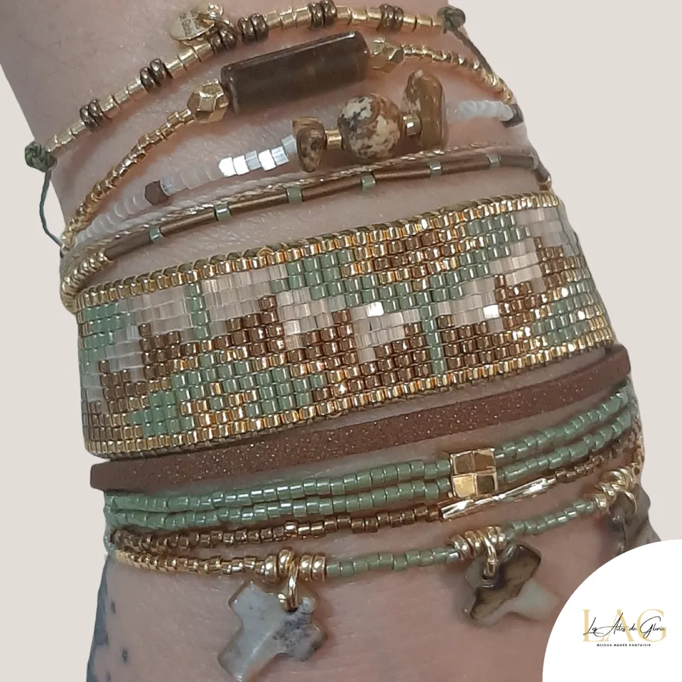 Les Ailes de Gloria Gaïa bracelet manchette large femme
