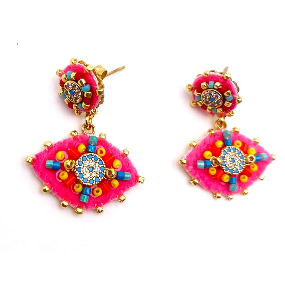 HYPNOCHIC Eyes boucles d'oreilles fantaisie dorées