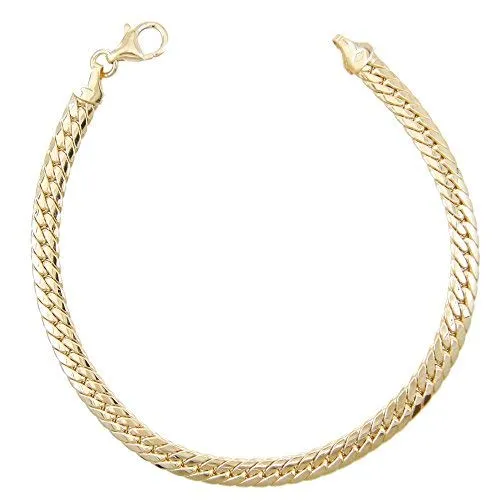 L'Atelier d'Azur Bracelet Maille Anglaise Or Jaune Femme