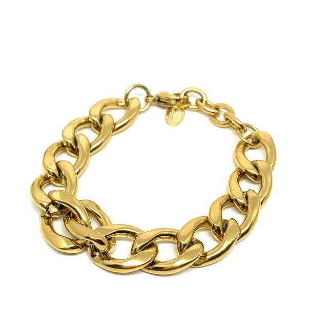 Hypnochic Mira Lea bracelet maillon doré acier inoxydable