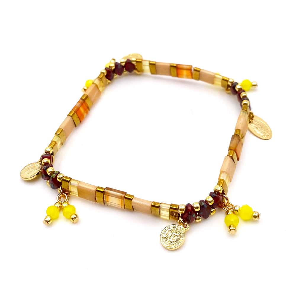 Hypnochic Bracelets Tila Stone Perles fantaisie
