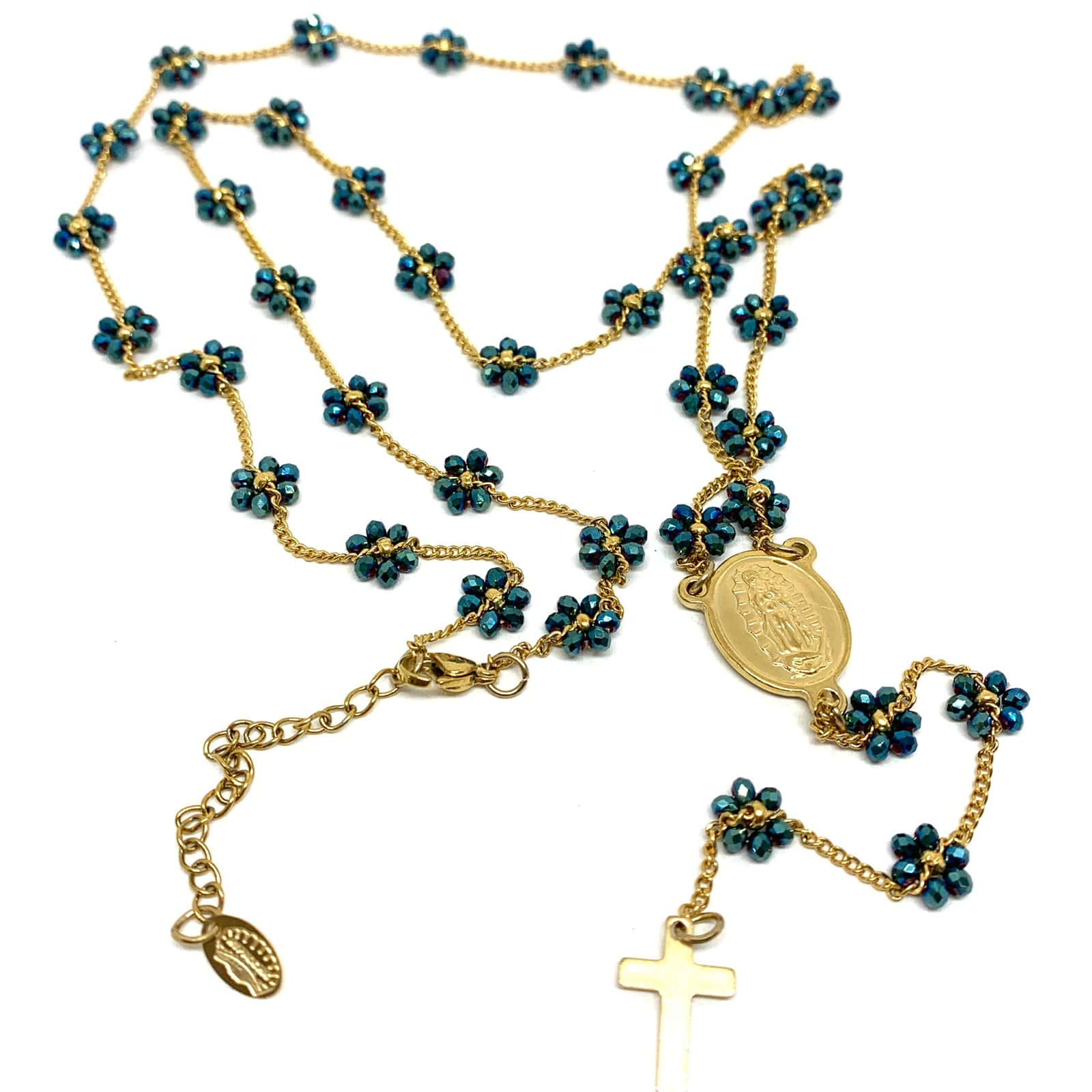 HYPNOCHIC ALANI collier chapelet croix 104 cm