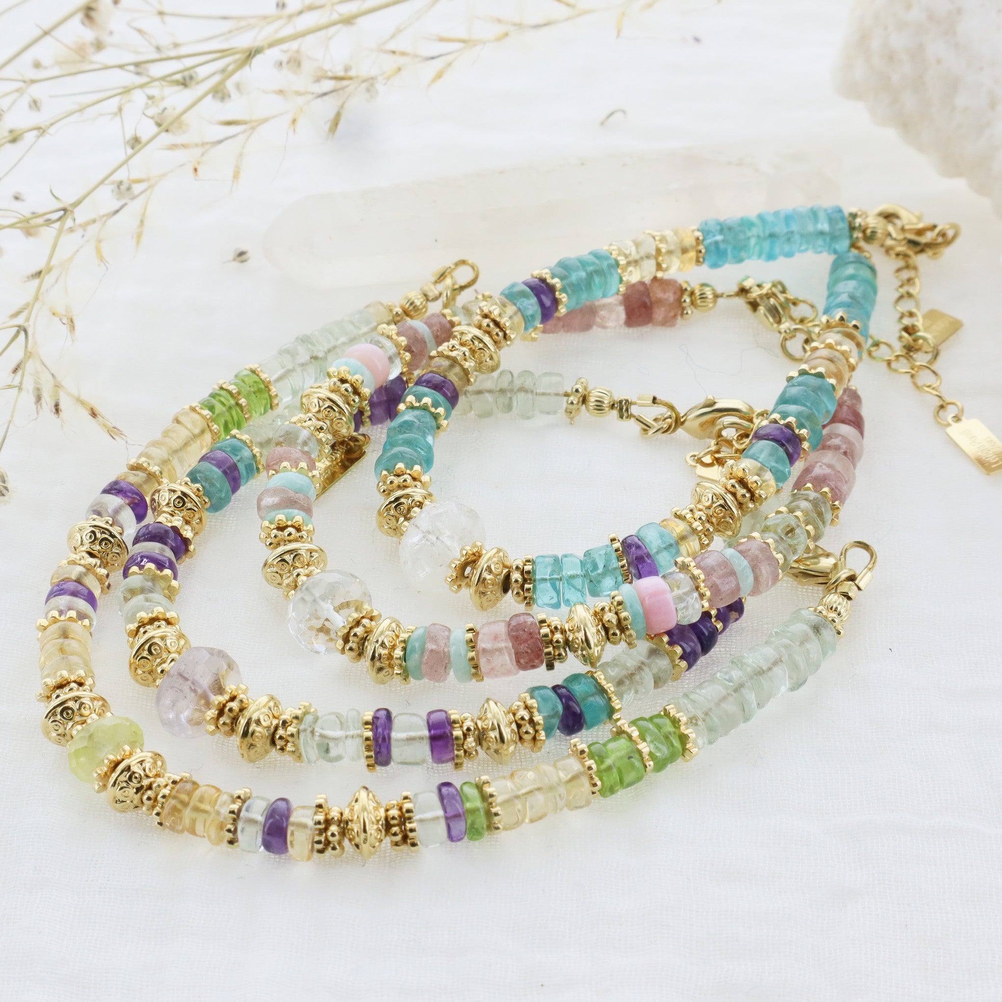 Leticia Ponti Lana Quartz Lemon bracelet pierres jaunes