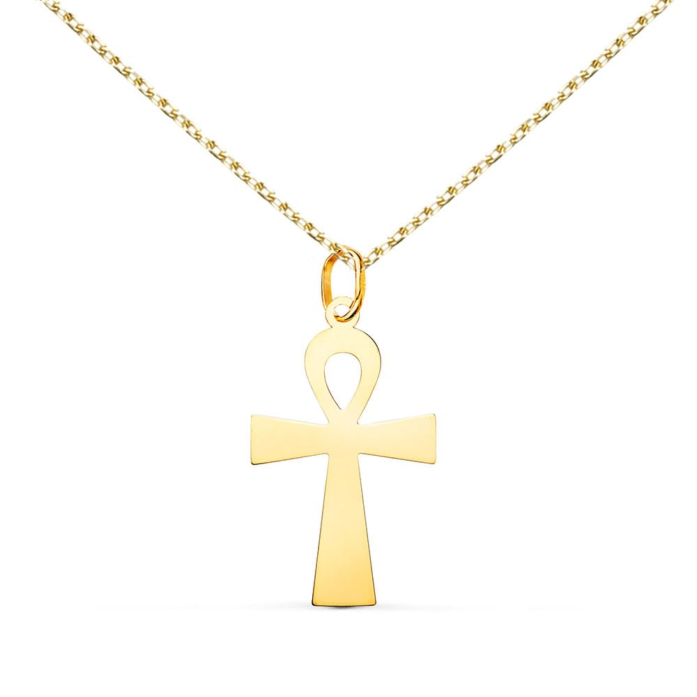 L'Atelier d'Azur Croix de la Vie médaille or 18 carats jaune