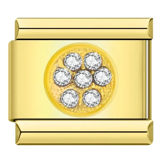 Les Ailes de Gloria Nos Wings Galaxy Gold charm doré