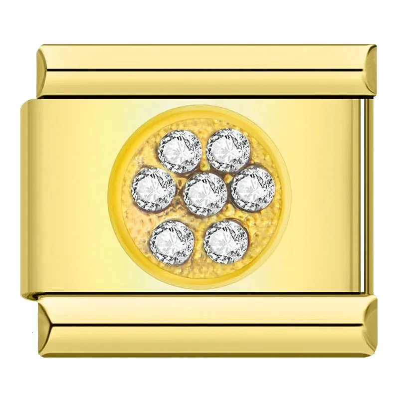 Les Ailes de Gloria Nos Wings Galaxy Gold charm doré