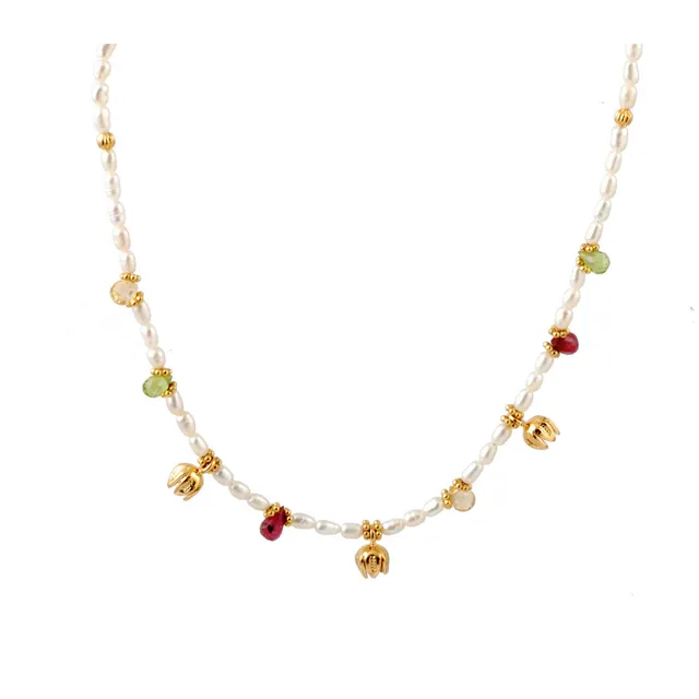 Leticia Ponti Colliers Garden collier perles eau douce