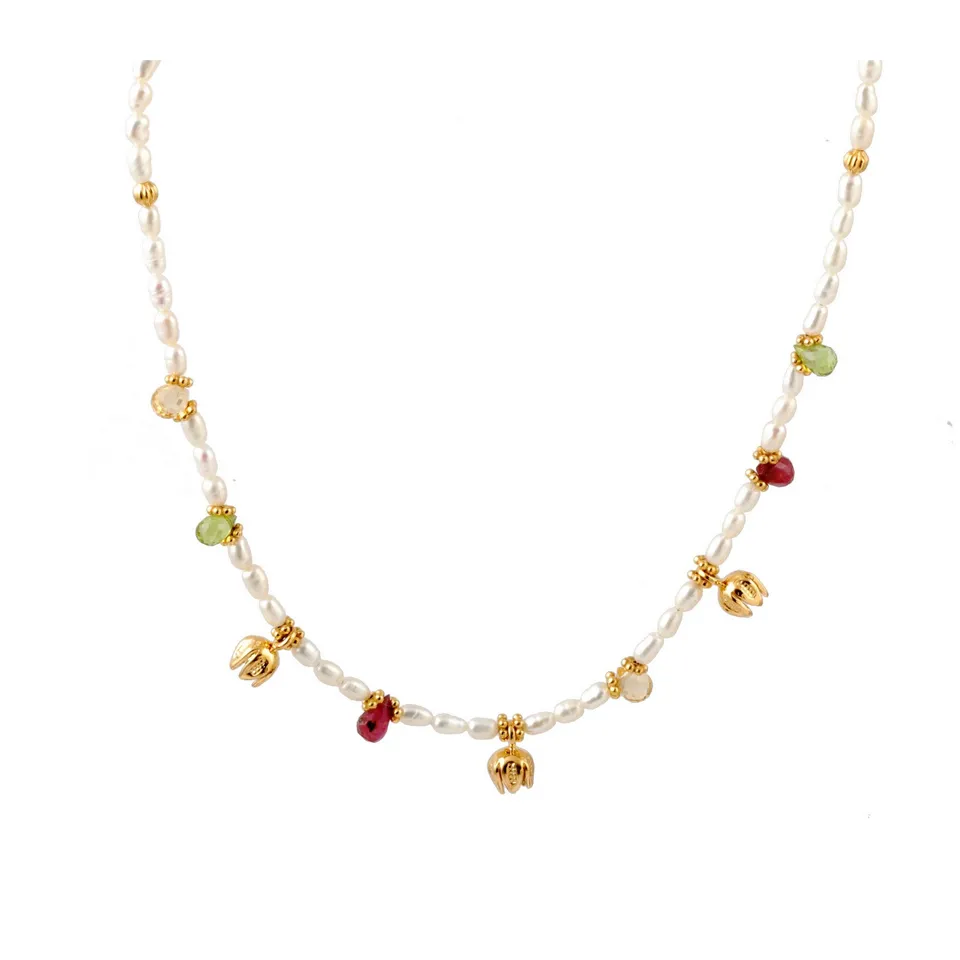 Leticia Ponti Colliers Garden collier perles eau douce