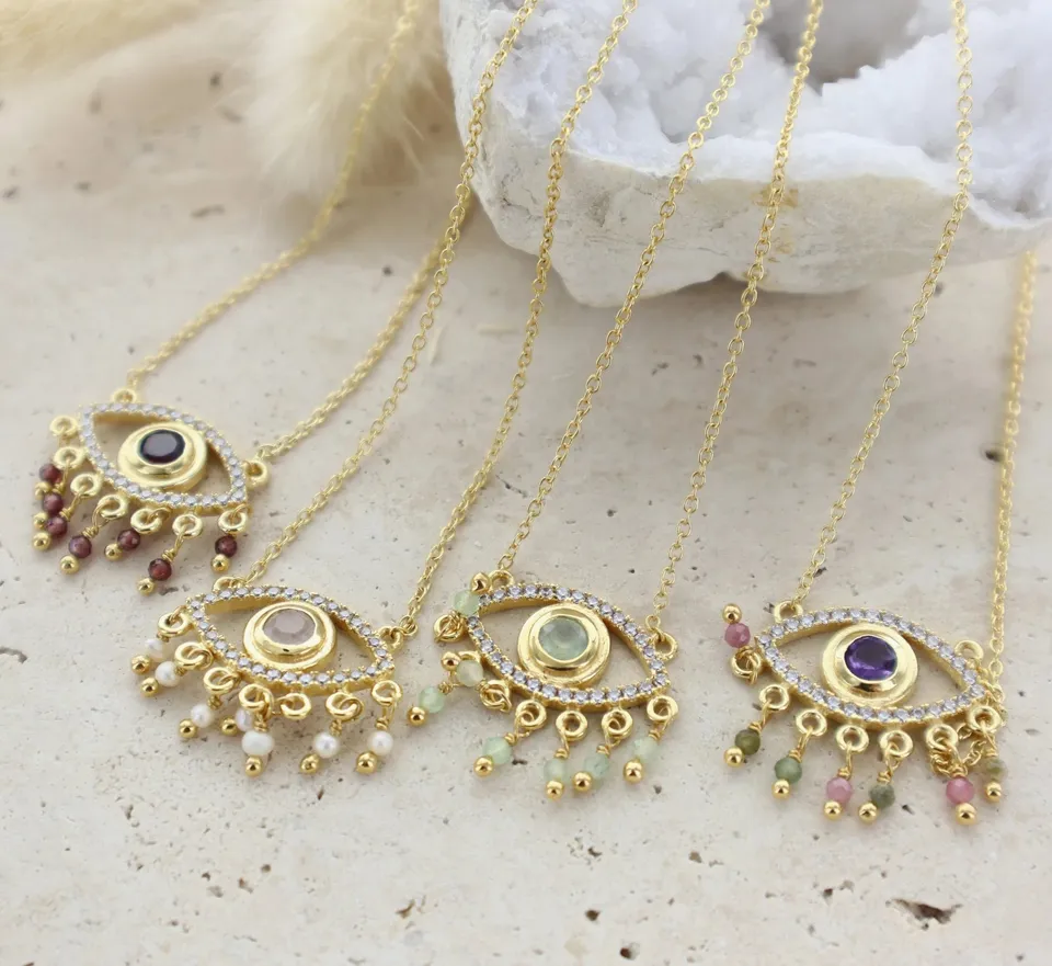 Leticia Ponti Protect Eyes collier améthyste