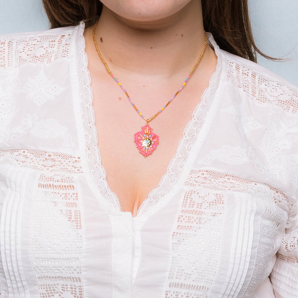 Hypnochic Julia collier pendentif ex-voto Miyuki