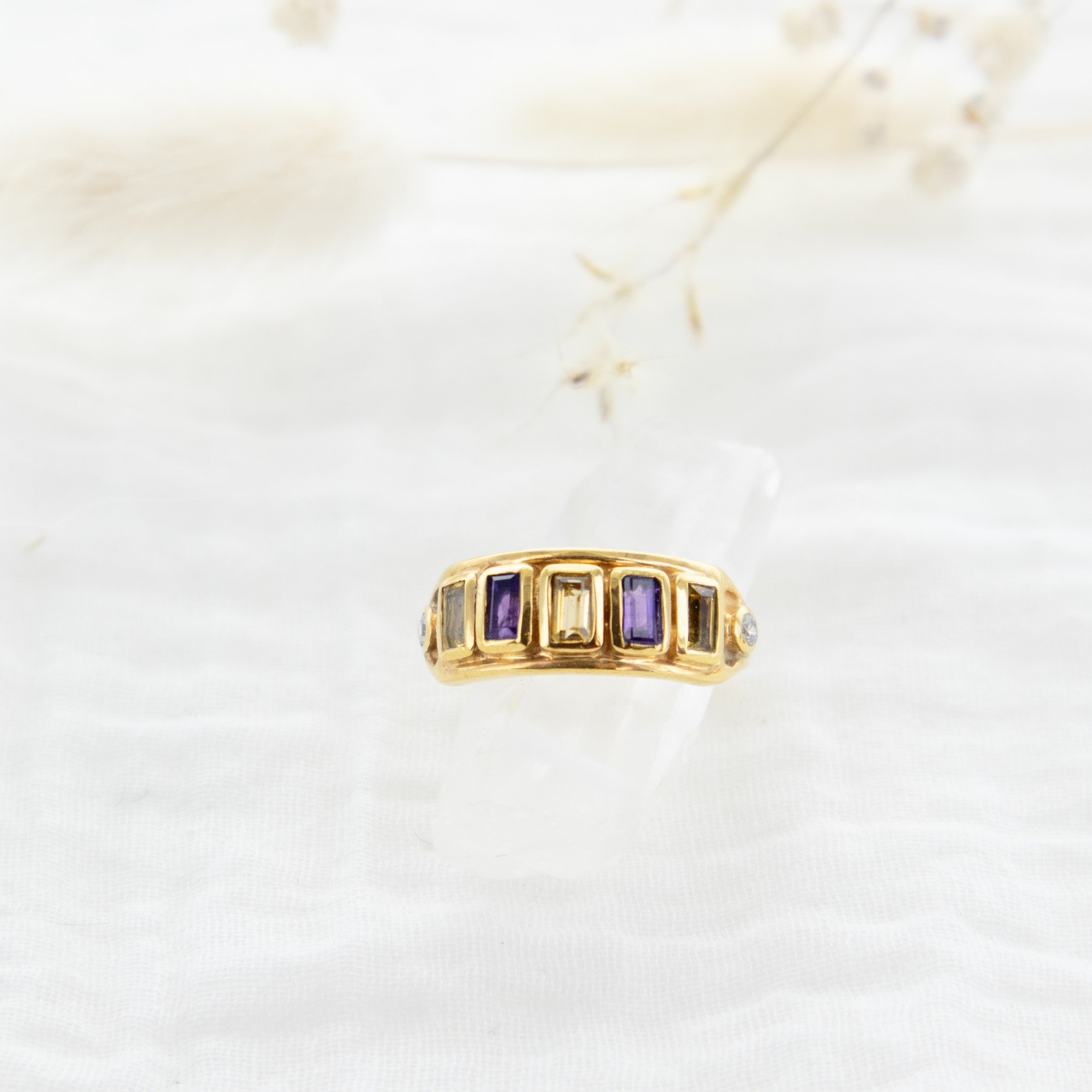 Leticia Ponti Angie N°2 bague améthyste citrine