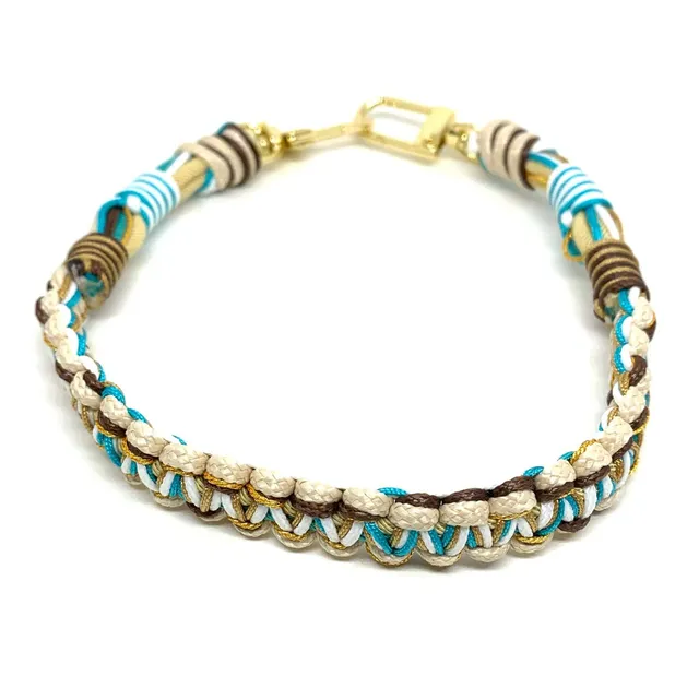 Hypnochic Gais cordon téléphone 32 cm turquoise beige