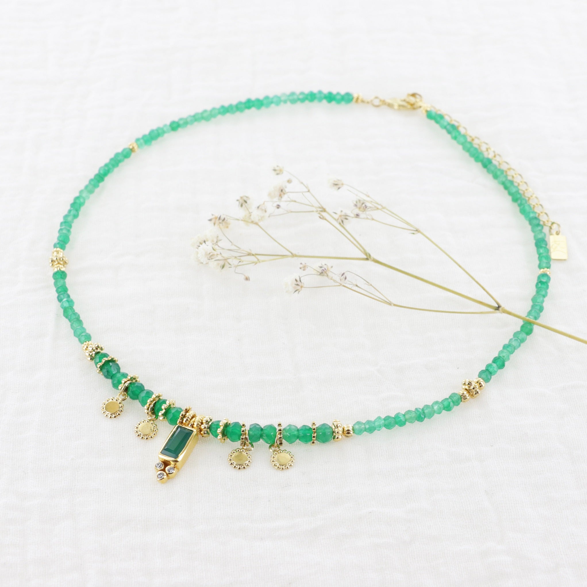 Leticia Ponti Frida Pampilles collier labradorite multi-pierres