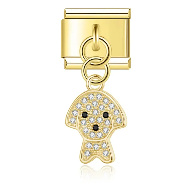 Les Ailes de Gloria Wings Dog Shinny charm breloque chien