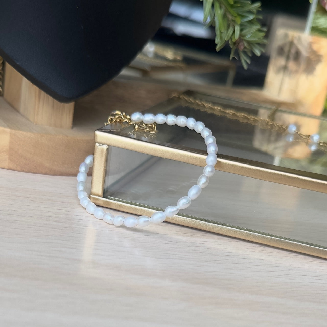 MAD SO CREATION Angie bracelet perles eau douce 17 cm