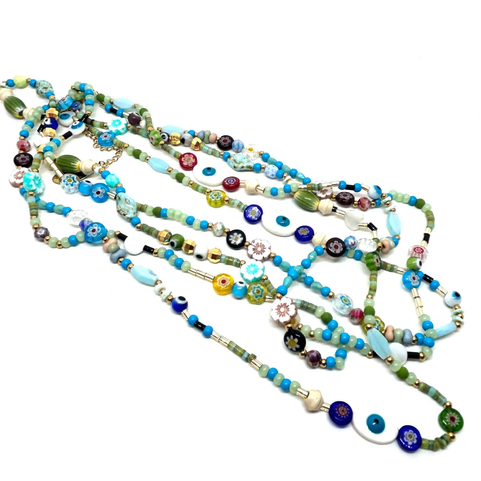 HYPNOCHIC Baia sautoir long perles Miyuki 2 m multicolore