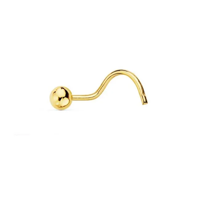 L'Atelier d'Azur Piercing Nez Boule Or 18 Carats 2.2mm