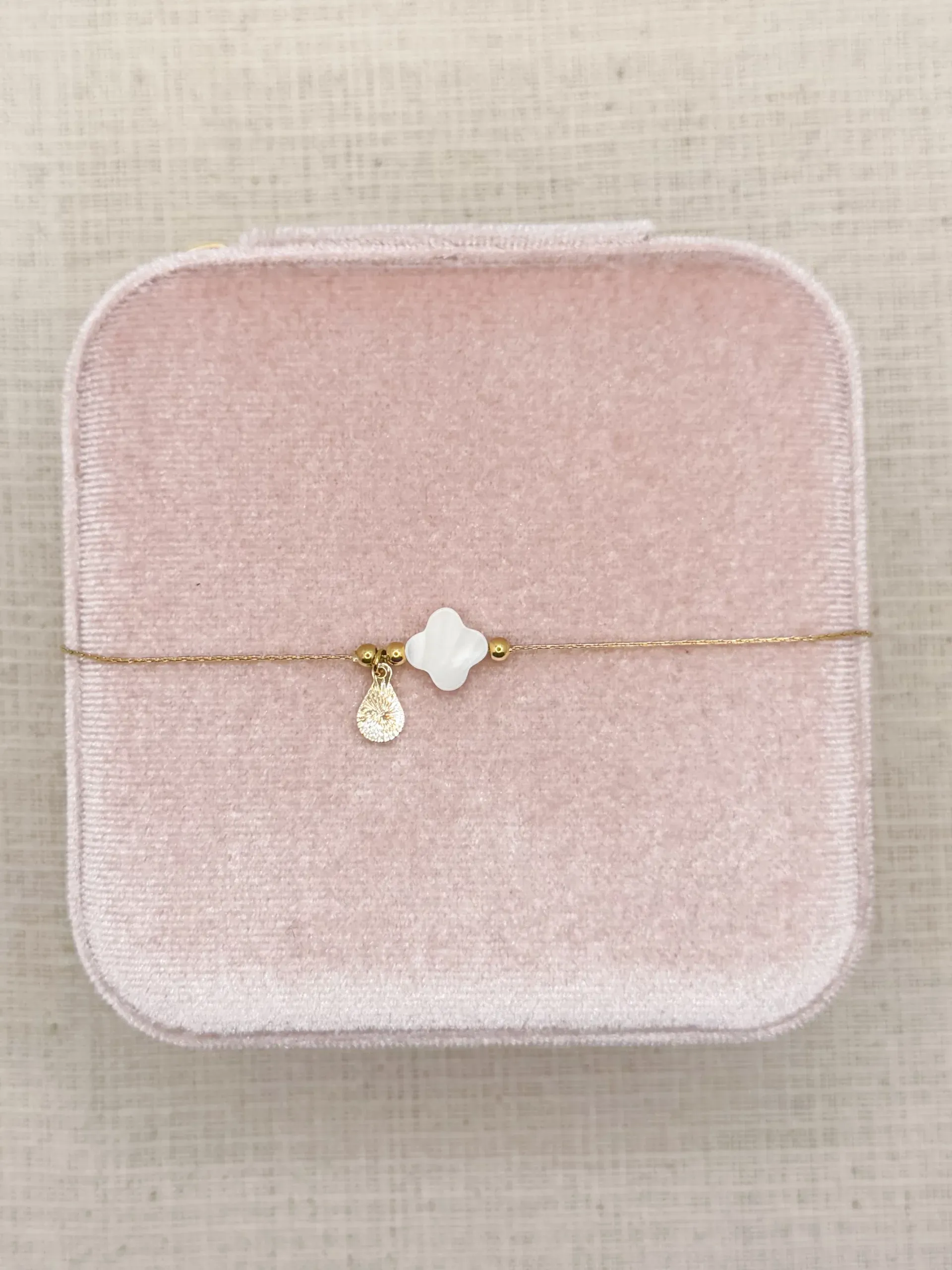 Pachanana Madre Perla bracelet plaqué or nacre