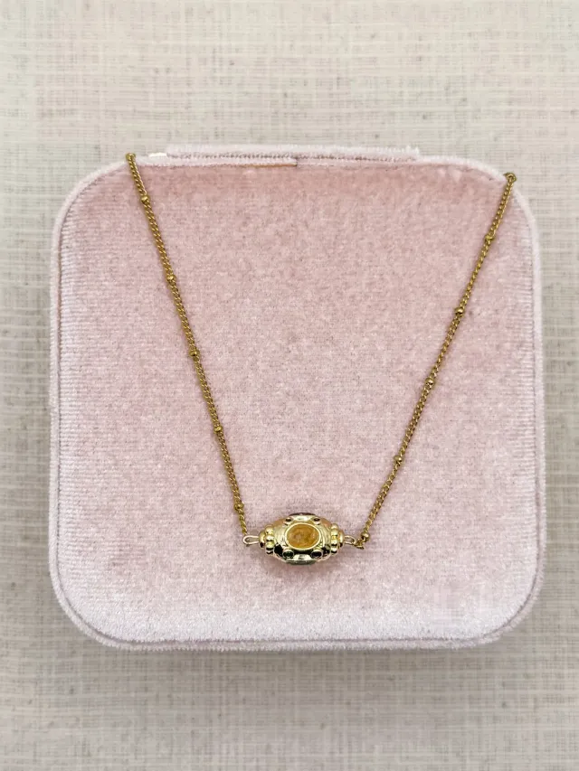 Pachanana Mantra collier acier inoxydable