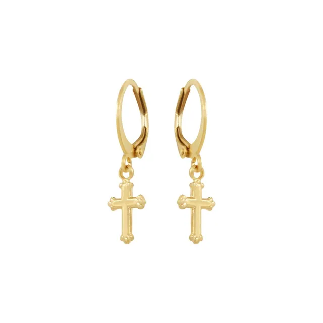 Leticia Ponti Faith boucles d'oreilles plaqué or