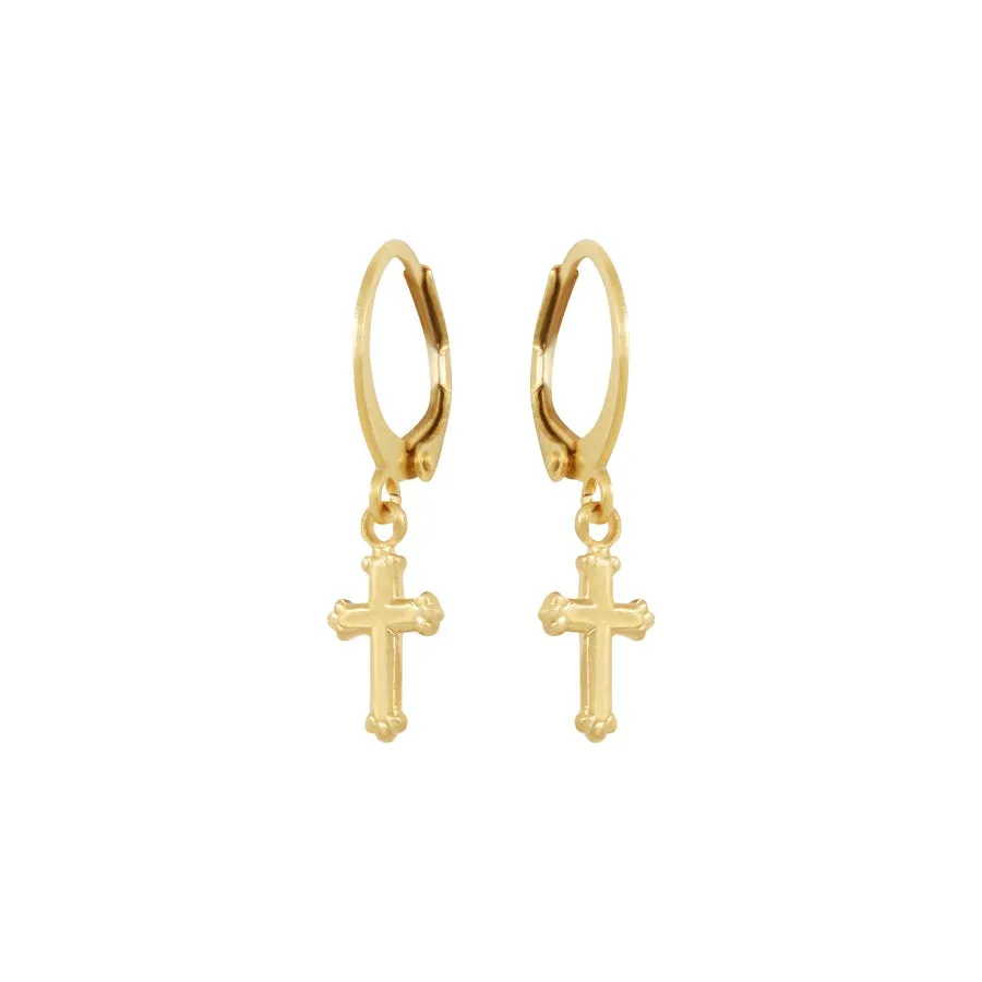 Leticia Ponti Faith boucles d'oreilles plaqué or