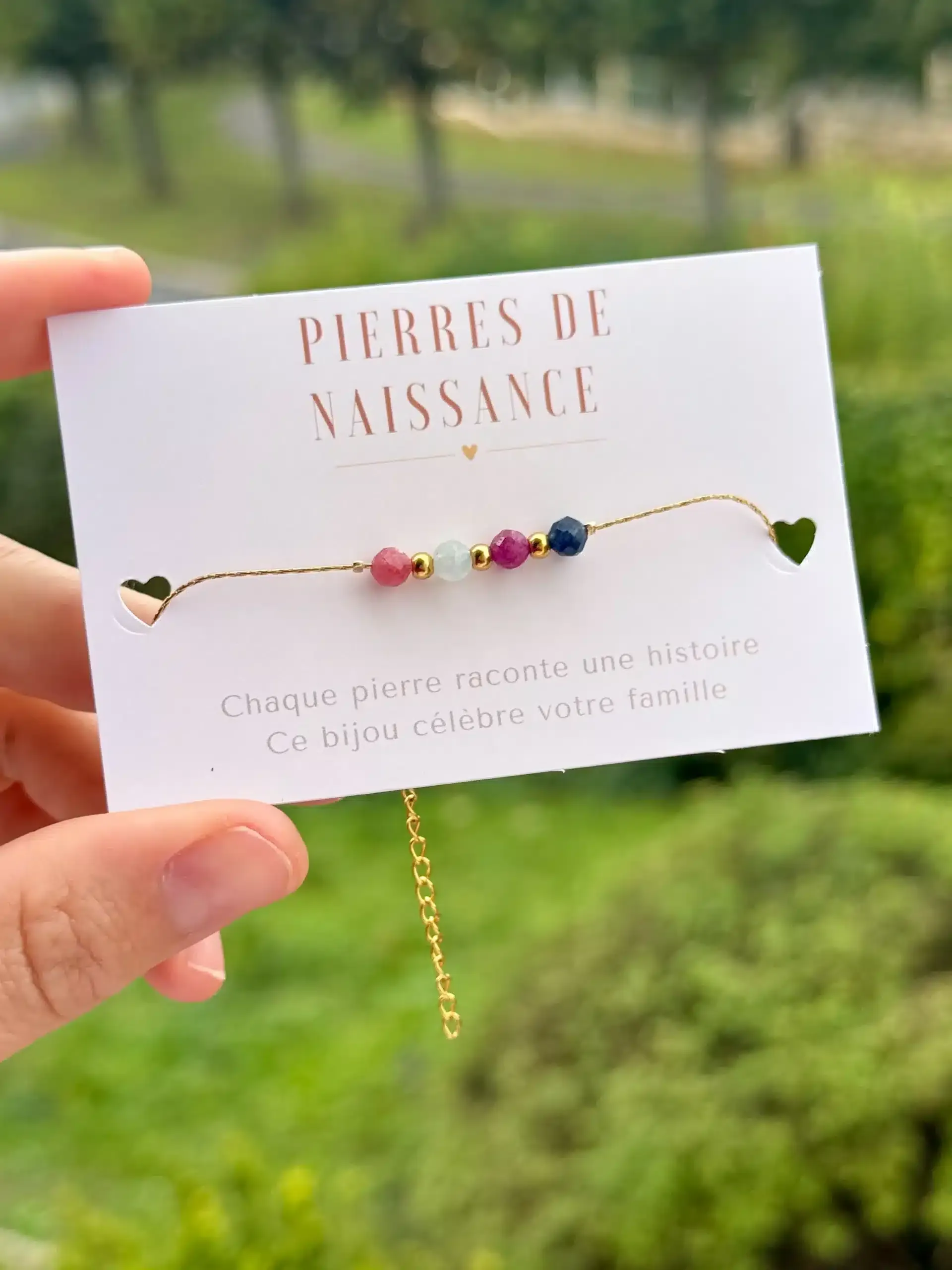 Pachanana Bracelet Famille Pierres de Naissance bracelet maman