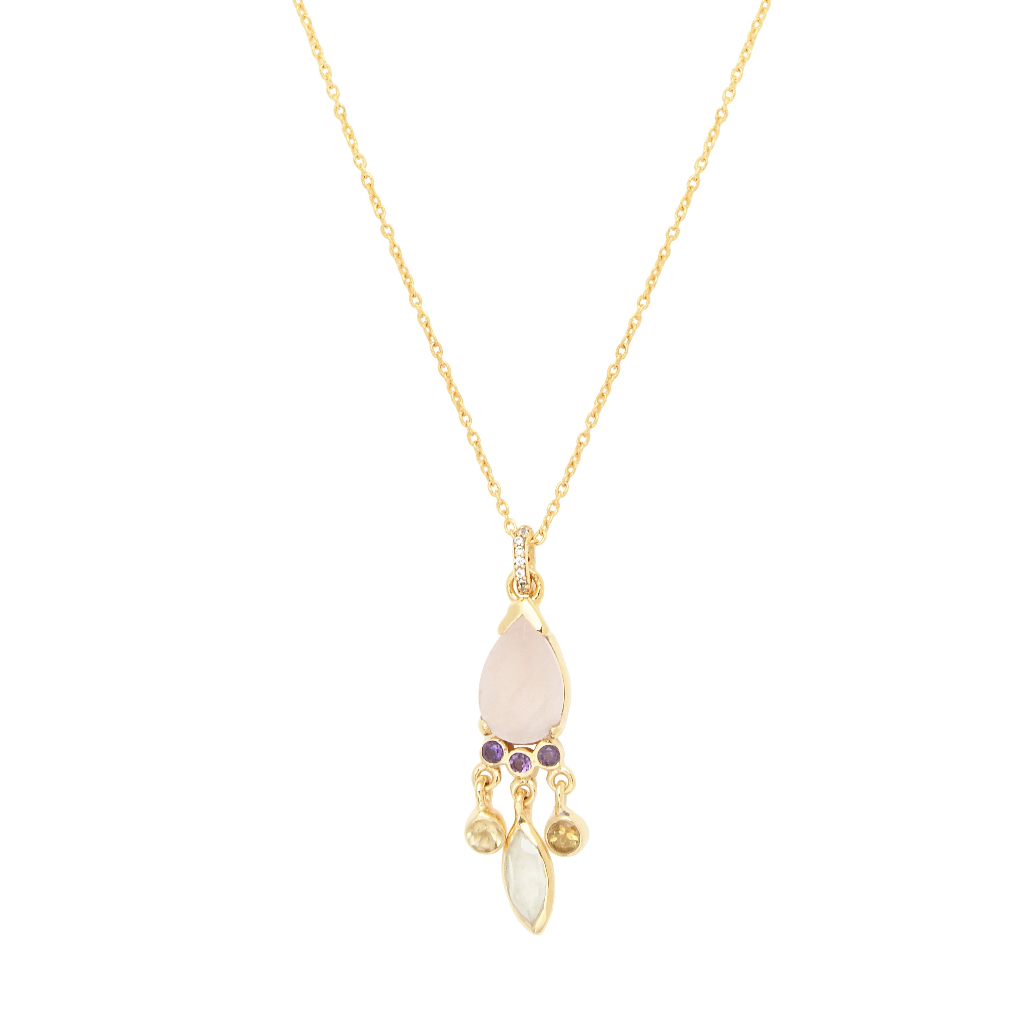 Leticia Ponti Mady collier agate verte pierres naturelles