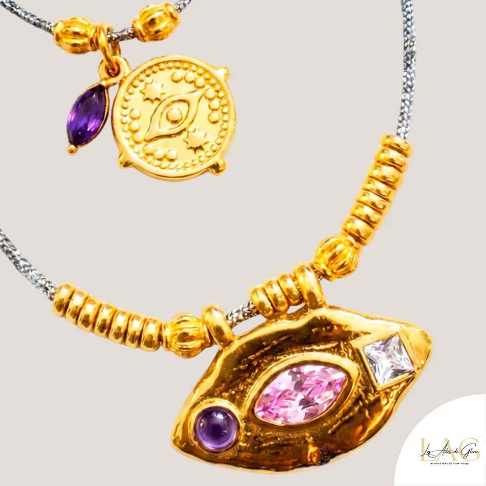 Les Ailes de Gloria Lunaé sautoir collier fantaisie à offrir