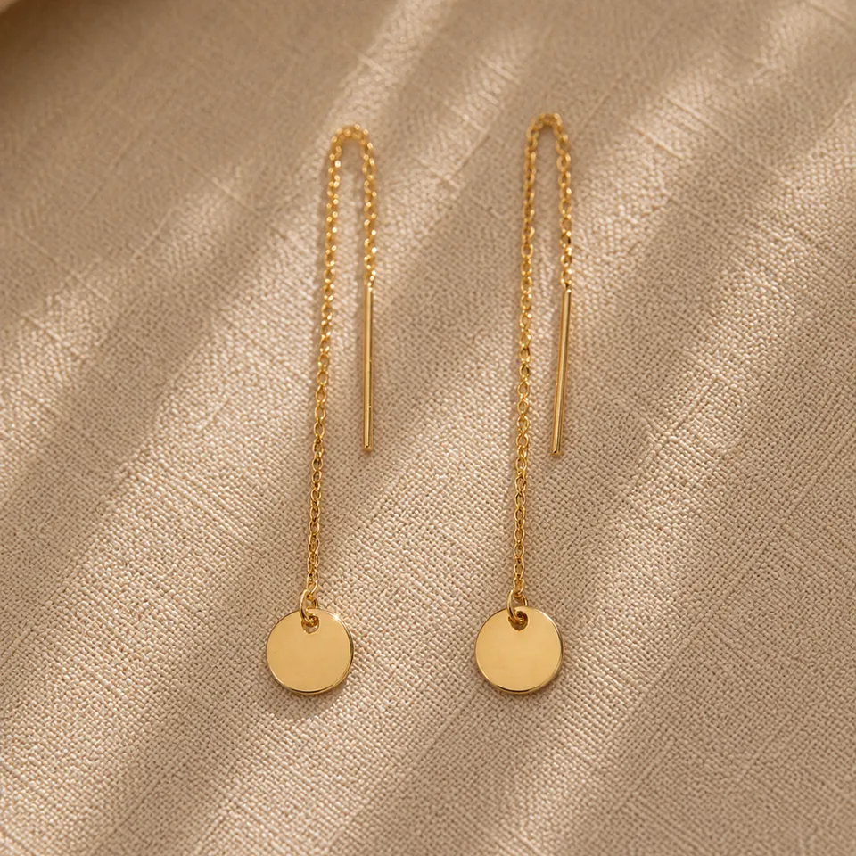 Ô PLUM Boucles Bella Donna boucles plaqué or 9 cm