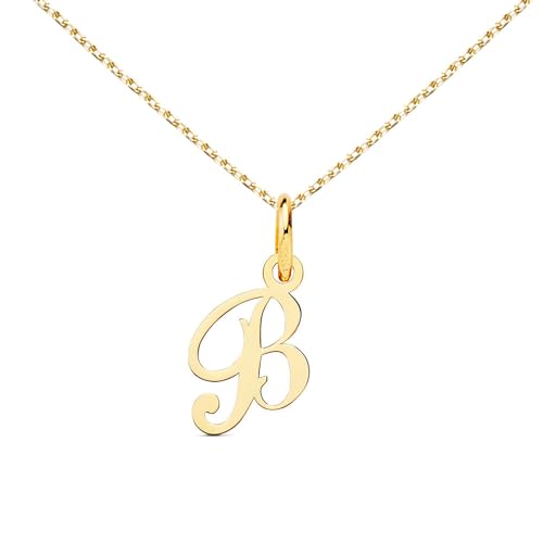 L'Atelier d'Azur Collier Lettre B Or 18 Carats Initiale