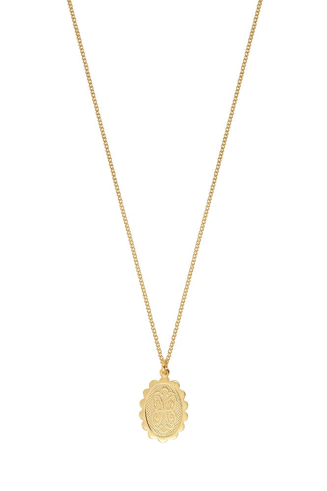 Leticia Ponti Valentina collier chaîne fine plaqué or 40 cm