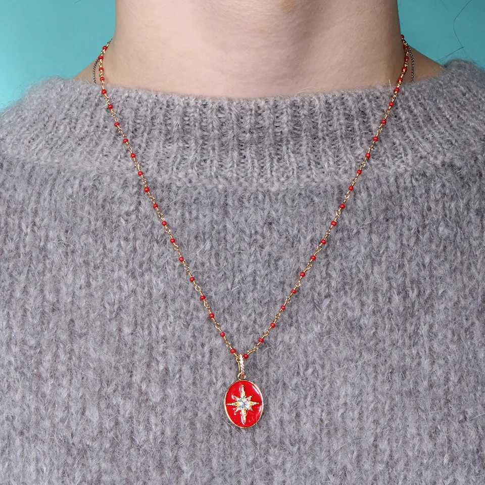 HYPNOCHIC Colliers Star collier étoile fantaisie