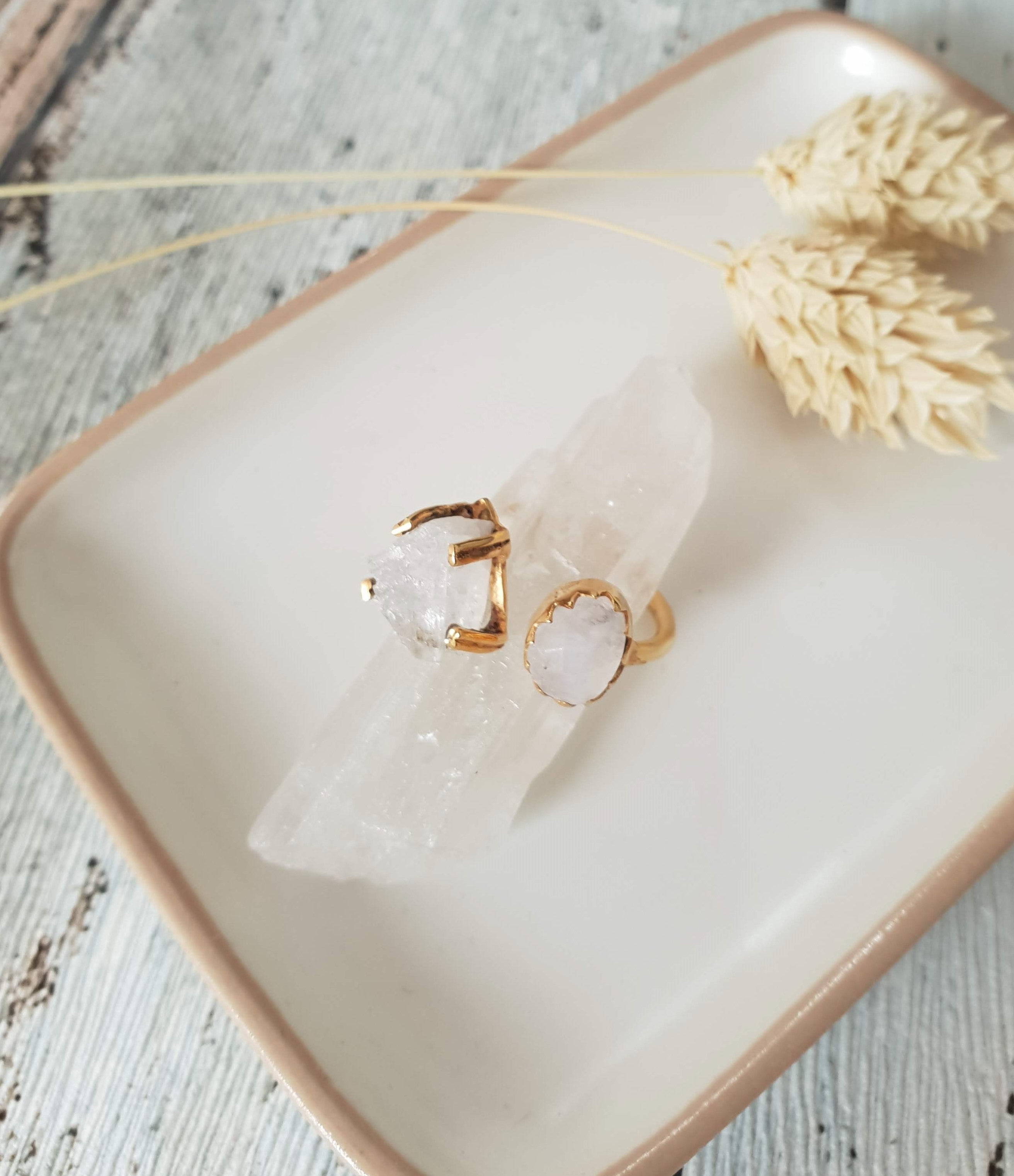 Leticia Ponti Gaby bague aigue-marine tourmaline ajustable