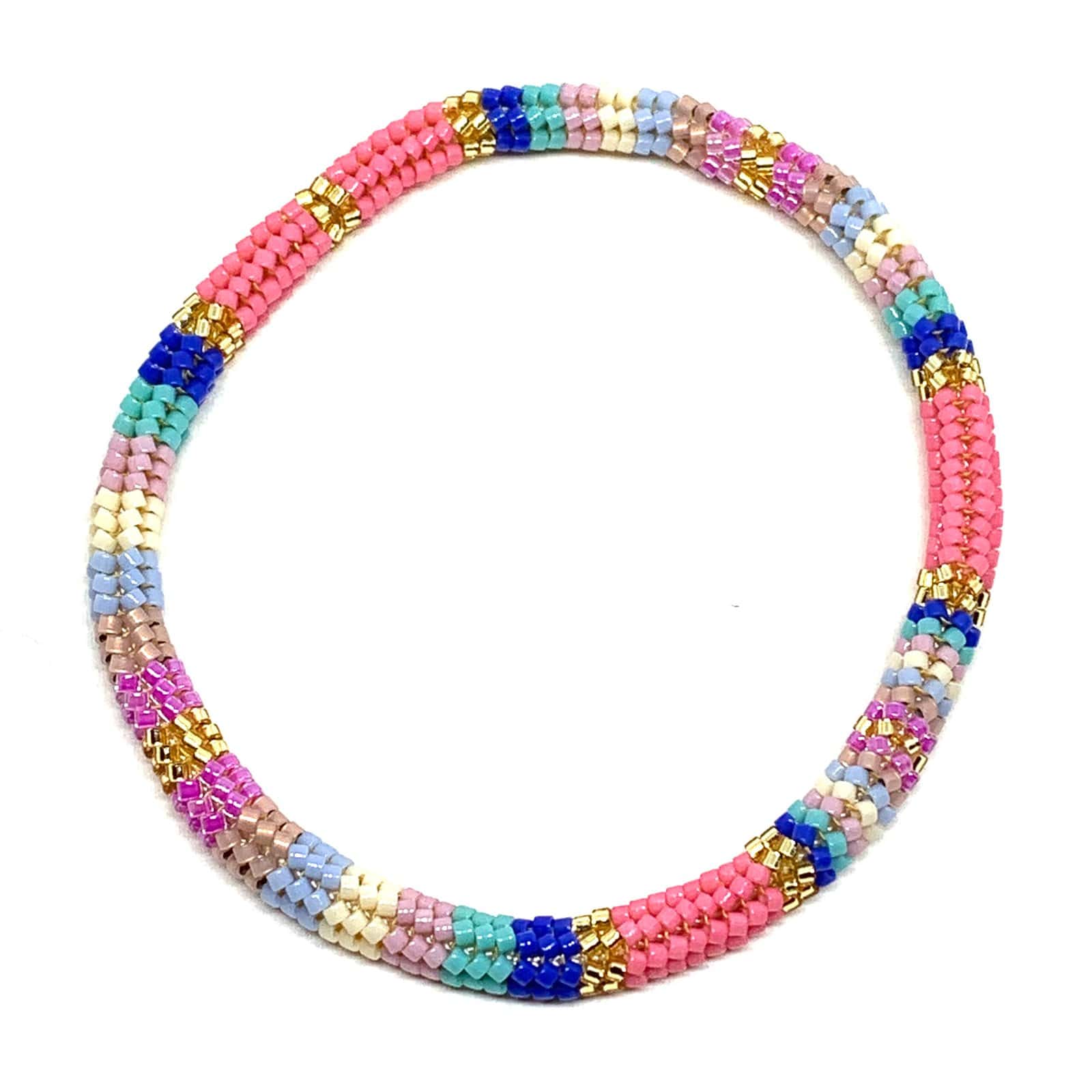 HYPNOCHIC SNAKE LARGE bracelet perles Miyuki multicolore