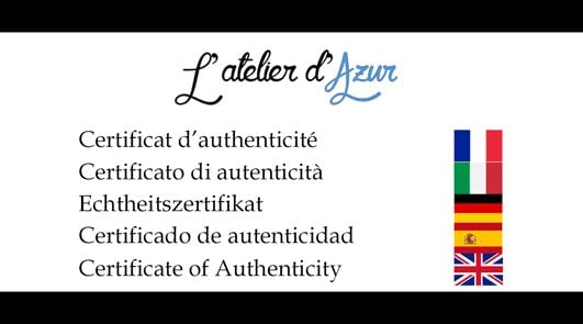 L'Atelier d'Azur Boucles Puces Or Jaune Améthyste Goutte Femme