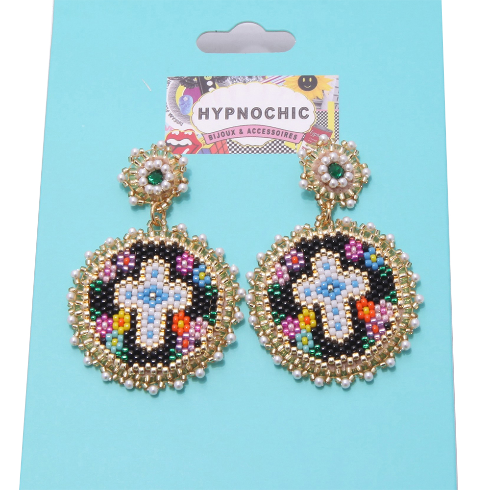 Hypnochic Marie boucle oreille perles Miyuki