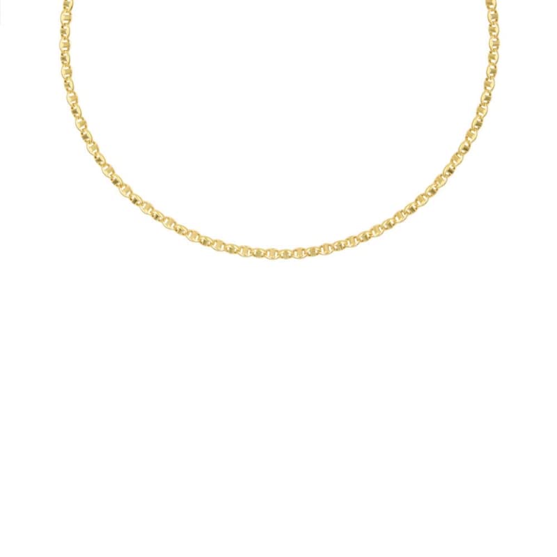 L'Atelier d'Azur Collier Chaîne Maille Marine Or Jaune 50cm Homme