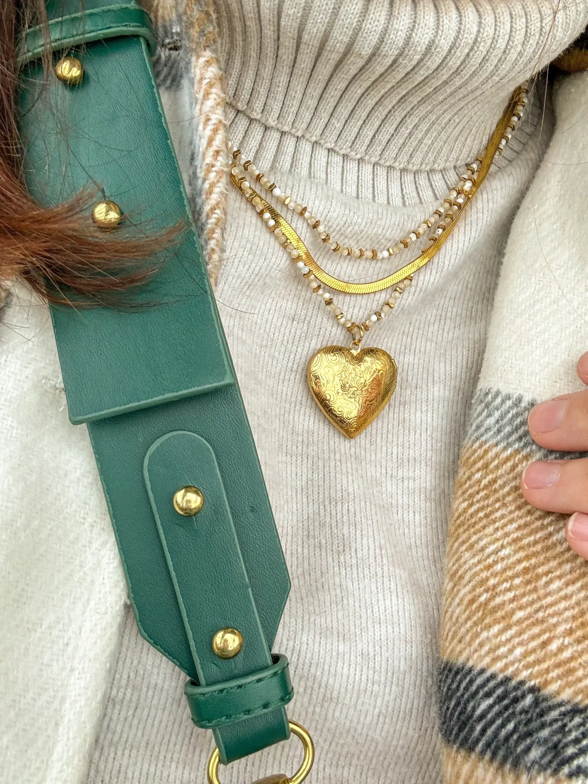 Pachanana Pendentif coeur photos médaillon