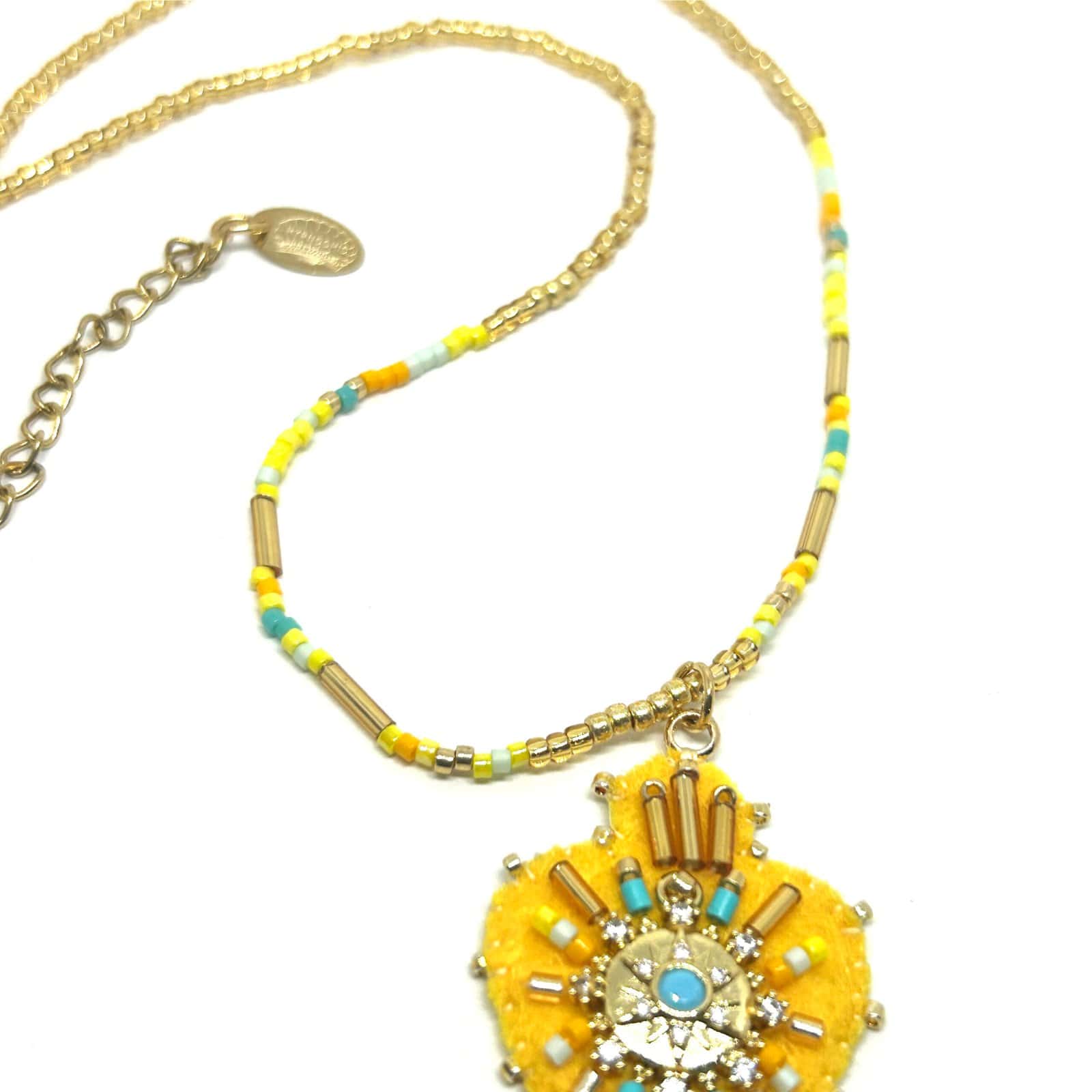 Hypnochic Julia collier pendentif ex-voto Miyuki