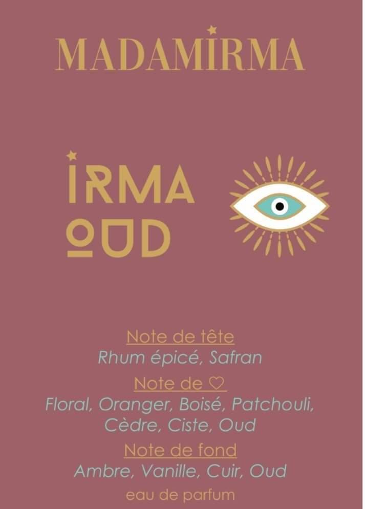 LES AILES DE GLORIA Irma Oud eau de parfum vanille ambre