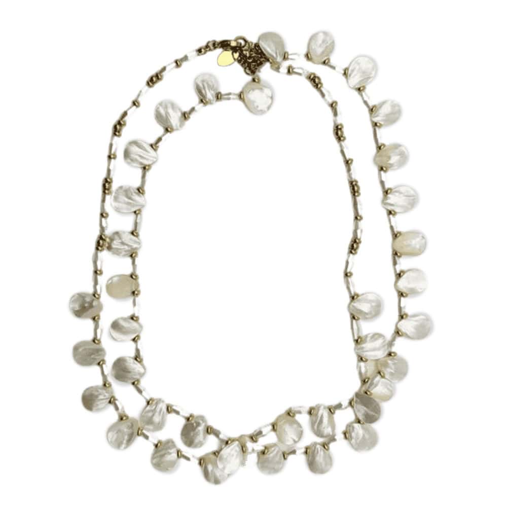 Hypnochic Goutte Nacre sautoir pendentif nacre