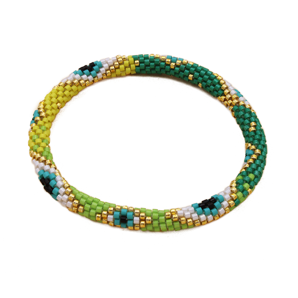 Hypnochic Œil bracelet népalais perles Miyuki Nazar