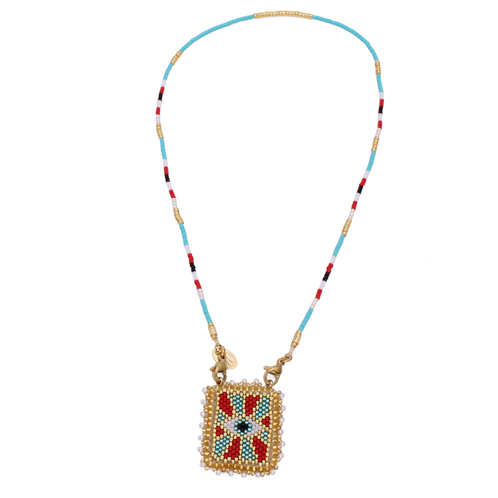 Hypnochic Eyes Miuyki collier perles yeux bleus