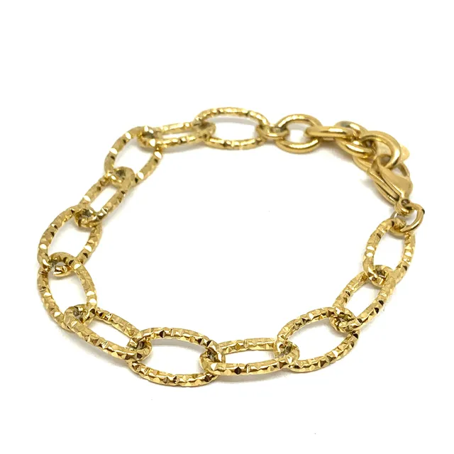 Hypnochic Bracelets Mira Iris Bracelet Mailles Doré Acier