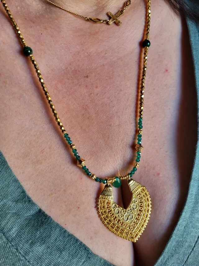 Les Ailes de Gloria Kaur collier sautoir long femme