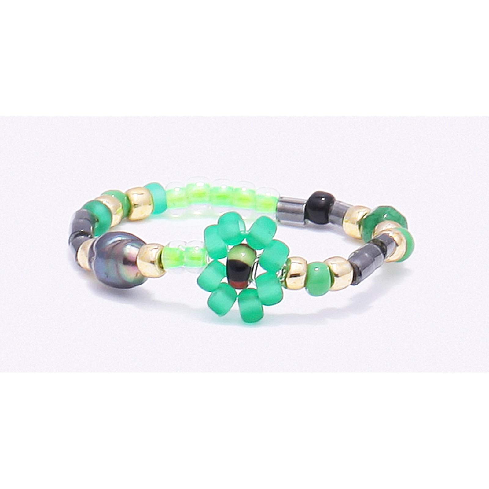 Hypnochic Marguerite Bague Fleur Femme Bijou Fantaisie